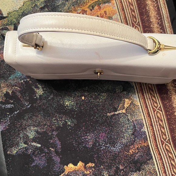 Vintage Christian Dior White Shoulder Bag - Picture 3 of 12